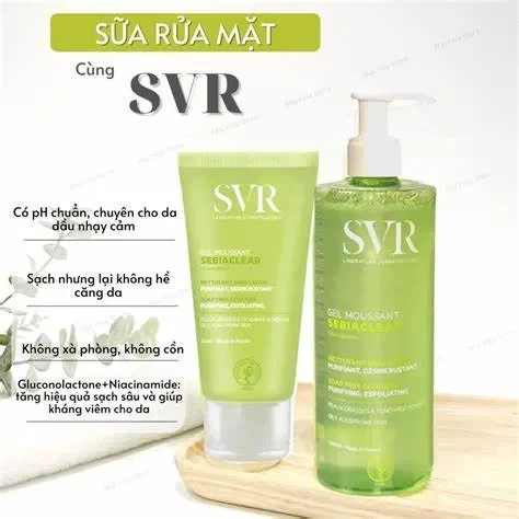 Review Sữa Rửa Mặt SVR Cho Các Loại Da